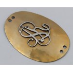 A badge, known as a banderol, featuring the SAR monogram