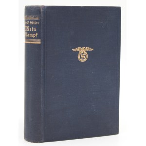 Hitler, Adolf, Mein Kampf, Monachium, 1935r. - pieczątka Izba Przemysłowo-Handlowa w Świdnicy !