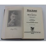 Hitler, Adolf, Mein Kampf, Monachium, 1935r. - pieczątka Izba Przemysłowo-Handlowa w Świdnicy !