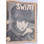 The magazine *Świat* and *Romans i Powieść*, two volumes, 1927.