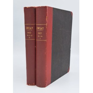 The magazine *Świat* and *Romans i Powieść*, two volumes, 1927.