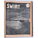 The magazine *Świat* and *Romans i Powieść*, two volumes, 1927.