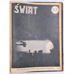 The magazine *Świat* and *Romans i Powieść*, two volumes, 1927.