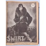 The magazine *Świat* and *Romans i Powieść*, two volumes, 1927.