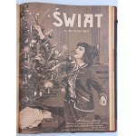 The magazine *Świat* and *Romans i Powieść*, two volumes, 1927.