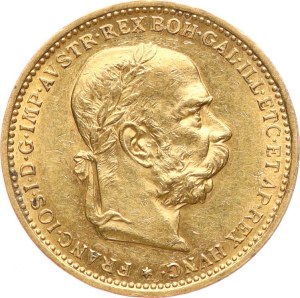 Rakousko-Uhersko, František Josef I. 1848-1916. - 20 K 1893, nep. hrany, nep. rysky.