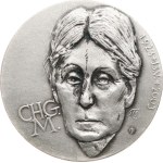 Truhlíková-Spěváková J., 2003. - 80th anniversary of the death of CH. G. Masaryk. - Portrait in front / castle in Lány. - Ag 925, hallmark, 40 mm, 30,75 g.