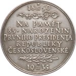 Španiel O., 1935. - For his 85th birthday - Ag 987, hallmark, 42mm, matt, Fl-42c.