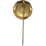Czechoslovakia, 1st Republic. - Performance badge rifle shooter - Gilt bronze, 20,5 mm, on needle, maker
