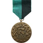 Ostrava OKD. - An exemplary worker of the OKD Ostrava concern, bronze, 36 mm, on a ribbon, with a clasp.