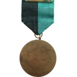 Ostrava OKD. - An exemplary worker of the OKD Ostrava concern, bronze, 36 mm, on a ribbon, with a clasp.