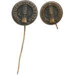 Zlín. - 1st Coal Brigade n. p. Bata, bronze, 17 mm + 3rd Coal Brigade n. p. Bata, bronze, 19 mm, both on needle.