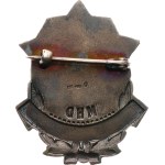 Czechoslovakia. - Honorary badge "To the Best Public Transport Worker" - Ag 900, hallmark, 32 x 40 mm, enamelled, on a clasp.