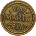 Prague. - Jiří Mařík / 10 CZK in mother-of-pearl. - Ms, 25,5 mm.