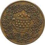 Merklín. - Merklín Castle Brewery, ½ L / beer glass in hop wreath. - Ms, 24,5 mm, Lik.-69.