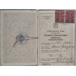 Czechoslovakia, First Republic 1918-1938 - Passport Czechoslovakia-FR, Slovak version, issued in Šamorín on 15 September 1925 and extended until 1930. State Printing House in Prague 8030-24, without photograph.