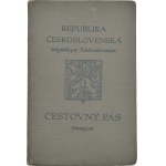 Czechoslovakia, First Republic 1918-1938 - Passport Czechoslovakia-FR, Slovak version, issued in Bratislava on 19 March 1938, extended until 1947 (Embassy of the Czechoslovak Republic in London), further extension until 1948 (Ministry of the Interior, Dep