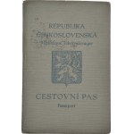 Czechoslovakia, Second Republic 1938-1939 - Passport of the Czechoslovak Republic, issued in Holešov 17 January 1939 to 17 January 1944, Protectorate sticker "Passport of the German Reich, Protectorate of Bohemia and Moravia". Printer