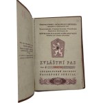 Czechoslovakia 1960-1989 - Special passport, issued on 22.1.1962, extended by the Ministry of the Interior until 1970. Brown plastic plates, number F 008702, visas and exit clauses (24 pcs).