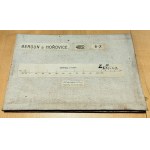 Military folding map of Beroun and Hořovice 4052 6-X, Scale 1:75.000. - M.N.O. 21.IV.1913, 480 x 370 mm, linen-backed, folding, German names of villages.