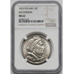 Sobieski 10 zloty 1933