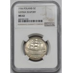 Żaglowiec 5 złotych 1936