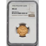 20 złotych 1925 Chrobry