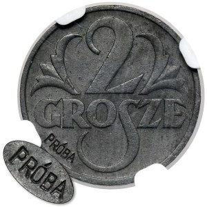 Generalna Gubernia, PRÓBA 2 grosze 1939 cynk