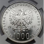 SREBRO 1.000 złotych 1982 Jan Paweł II