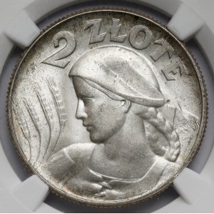 Woman and ears 2 gold 1925 with dot, London