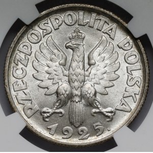 Woman and ears 2 gold 1925 with dot, London