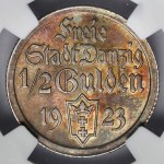 Gdansk, 1/2 guilder 1923