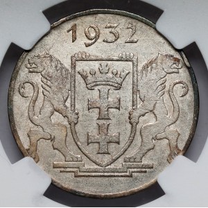 Gdańsk, 5 guldenów 1932 Żuraw