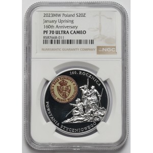 20 złotych 2023 Powstanie Styczniowe