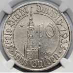 Danzig, 10 guilders 1935 - rare