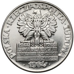 Próba NIKIEL 20 złotych 1964 Nowa Huta, Płock, Turoszów