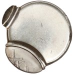 Destruct 100,000 zloty 1990 Solidarity - off-center beating