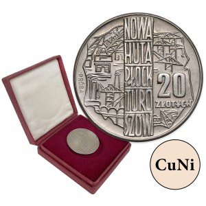 TECHNICAL SAMPLE 20 gold 1964 Nowa Huta... - rarity
