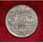 TECHNICAL SAMPLE 20 gold 1964 Nowa Huta... - rarity