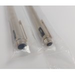 Sheaffer Targa 1004 Sterling Silver fountain pen + pen set in factory foil
