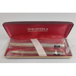 Sheaffer Targa 1004 Sterling Silver fountain pen + pen set in factory foil
