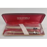 Sheaffer Targa 1004 Sterling Silver fountain pen + pen set in factory foil