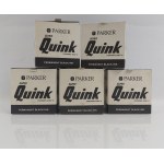 Parker Super Quink Ink permanent black set of 5 pcs. x 2 fl. ozs.
