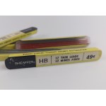 Set of 5 Sheaffer HB pencil graphite boxes (12 thin leads)