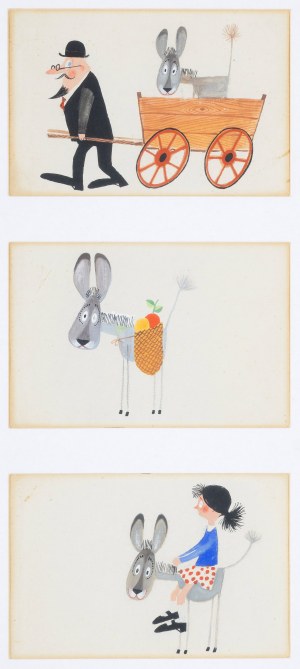 Mirosław Pokora, TRZY ILUSTRACJE DO KSIĄŻKI, 1973