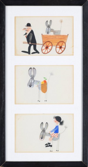 Mirosław Pokora, TRZY ILUSTRACJE DO KSIĄŻKI, 1973