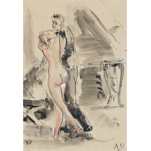 Antoni Uniechowski, FIGURE n° 6 de la série Peintre et modèle.
