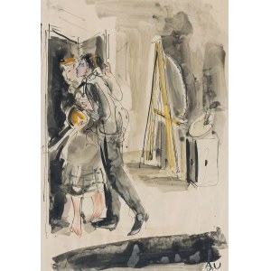 Antoni Uniechowski, FIGURE n° 7 de la série Peintre et modèle.