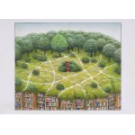 Jacek Yerka, READING PAGOS, 2025