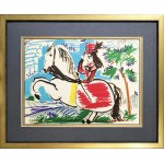 Pablo Picasso (1881 - 1973), Equestrian-Cavalliere, from the series "Toros y Toreros," 1961